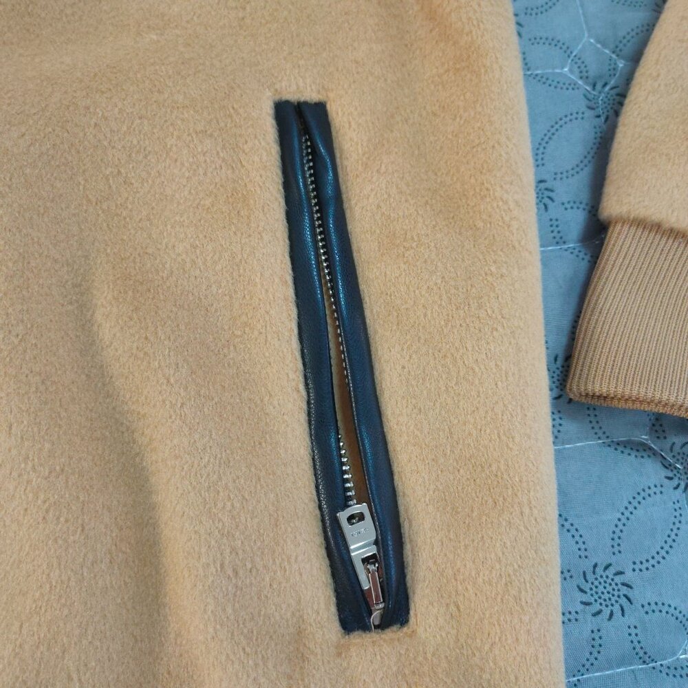 Amiri Varsity Jacket Bomber Brown Wool Size L - Picture 4 of 8